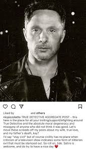 Nic Pizzolatto's Thoughts