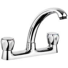 Give your kitchen a quick upgrade by changing your own sink tap. Leisure Dm1 Deck Mixer Chrome Kitchen Sink Tap Tdm1cm Twin Lever Taps From Taps Uk
