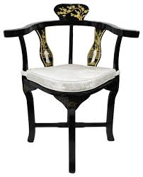 Great news!!!you're in the right place for black corner chair. Hand Painted Black Lacquer Oriental Corner Chair Inlaid With Mother Of Pearl Asian Armchairs And Accent Chairs By Oriental Furnishings Houzz