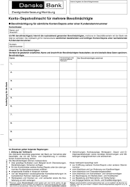 Allerdings muss jedes weitere konto erneut beantragt werden. Konto Depotvollmacht Fur Mehrere Bevollmachtigte Pdf Free Download