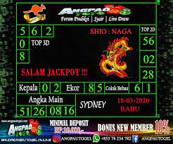 Syair Sydney Hari Rabu 18 Maret 2020 Sydney Rabu Minggu