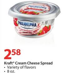 Get Kraft Philadelphia Cream Cheese Only 2 08 At Walmart After Printable Coupon Cream Cheese Philadelphia Cream Cheese Printable Coupons