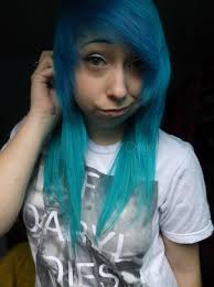 By contrast, less than 1 in every 100 people in southern europe have red hair. Blue Haired Girl By Dyaniann On Deviantart