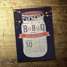 Bbq Baby Shower Invitation Mason Jar Design Babyq Couples Shower 2 Different Color Variations High Qual Baby Shower Barbeque Baby Shower Bbq Baby Q Shower