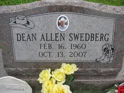 Dean Allen Swedberg 1960 2007 Find A Grave Memorial