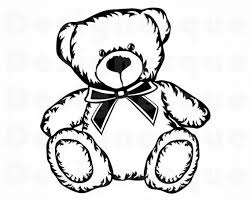 Download Teddy Bear 7 Svg Teddy Bear Svg Cute Bear Svg Bear Etsy In 2021 Teddy Bear Clipart Teddy Bear Tattoos Bear Clip Art