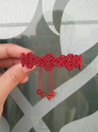 祥云手绳 盈盈一水间拓展 macrame bracelet patterns micro macrame macrame bracelet tutorial