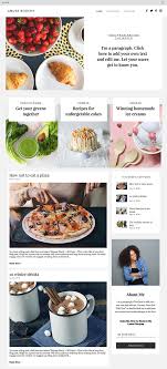 Culinary Blog Website Template Wix