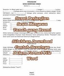 Contoh surat penjanjian kontrak rumah ii. All Categories Marsroot