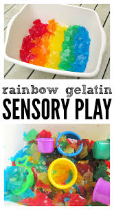 Inspect the product before every use. Rainbow Gelatin Sensory Tub No Time For Flash Cards