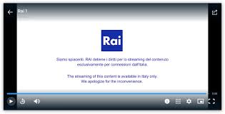 How To Access Raiplay From All Countries