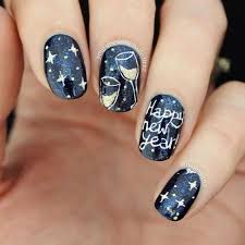 Get Ready For The Upcoming New Year Bright Colors For New Year Nails 2019 New Years Nail Art New Years Nail Designs New Years Eve Nails