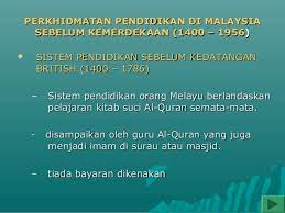 Namun, mereka tidak faham dengan istilah pendidikan percuma yang sebenarnya merujuk kepada sistem pendidikan yang dibiayai melalui. Tajuk 1 Sistem Pendidikan Di Malaysia
