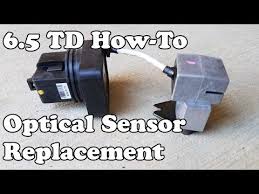 How To Installing A 6 5 Turbo Diesel Optical Sensor Diesel Repair Do It Yourself Youtube Repair Manuals Sensor Repair