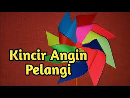 Tekuk kertas pas di tengah untuk memunculkan garis tengah vertikal. Cara Membuat Kincir Angin Pelangi Dari Kertas Origami How To Make Origami Windmill Youtube Di 2021 Kincir Angin Origami Kertas Origami