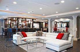 Rec Room Design Ideas For Some Fancy Time At Home Basement Design Living Room Remodel Contemporary Basement