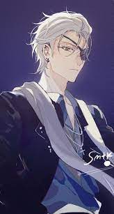 arsk on twitter anime boy hair white hair anime guy anime white hair boy