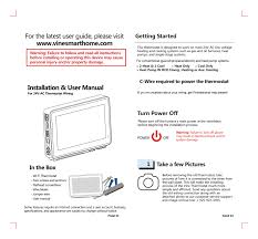 Intelligent thermostat product manual | 3. How To Install Thermostat Thermostat Installation Vine Smarthome