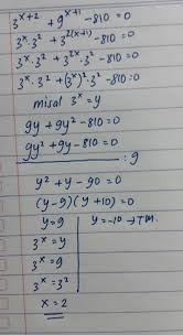 Berapakah nilai 0 pangkat 0? 3 Pangkat X 2 Ditambah 9 Pangkat X 1 Dikurangi 810 Brainly Co Id