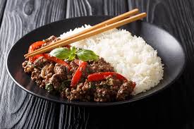 The thai basil beef recipe (pad gra prow or pad krapow) utilizes the trinity of thai flavor (fish sauce, light soy sauce, and oyster sauce). 2 556 Basil Beef Thai Photos Free Royalty Free Stock Photos From Dreamstime