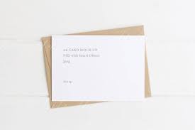 Styled Stock Photography A6 Landscape Stationery Mockup White Card Kraft Envelope Png Psd Smart Object Weddings Invitations Stationery Mockup Styled Stock Photography Psd