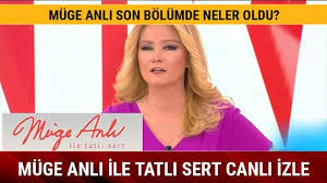 Atv'nin sevilerek takip edilen programı müge anlı ile tatlı sert, hafta içi her gün 10.00'da canlı yayınlarla ekranda olmaya devam ediyor. 20 Kasim 2018 Muge Anli Son Bolumde Neler Oldu