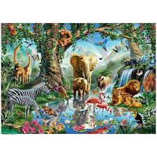 In this beautiful tea shop, chandeliers hang from the ceiling and after. Ravensburger Adventure In The Jungle 1000pc Ravensburger Jigsaw Puzzles Australia