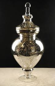 Great apothecary tea jarthe apothecary jar looks great as my tea leaves container. 270 Mercury Glass Ideas Mercury Glass Glass Mercury