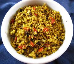 Ingredients of quinoa salad · 1/2 cup boiled quinoa · 1/4 cup chopped yellow pepper · 1/4 cup chopped red peppers · 2 tablespoon finely chopped . Indian Spiced Quinoa In The Kitchen With Kath