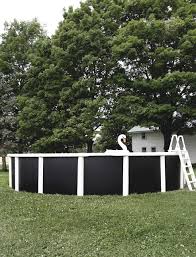 But the real question is do you want to put the pool in yourself? Painted Above Ground Pool How To Paint Above Ground Pool Walls