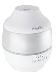 This gets covered in mineral deposits and won't vibrate properly. Homedics Totalcomfort Ultrasonic Humidifier