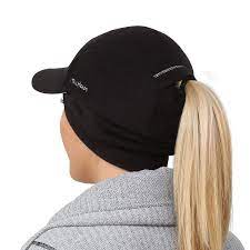 Trailheads Fleece Ponytail Cap With Drop Down Ear Warmer Running Clothes Women Popular Hats