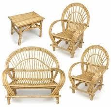 Rustic Twig Furniture 4 Piece Set Twig Furniture Used Outdoor Furniture Rustic Outdoor Furniture