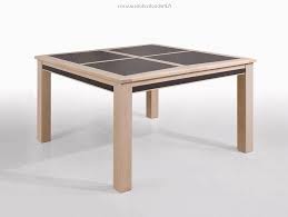 Hauteur 73 cm, longueur 220 cm, largeur 100 cm. Table Carree Contemporaine En Bois Et Ceramique