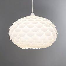 Priya White Easy Fit Pendant Ceiling Lights White Pendant Light White Ceiling Light