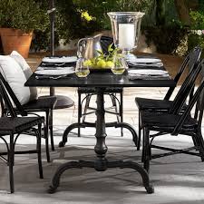 Find many great new & used options and get the best deals for 5pc espresso dining room granite top table 4 brown leather chairs 5 piece at the best online prices at ebay! La Coupole Rectangular Outdoor Dining Table Williams Sonoma