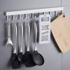 Stainless steel kitchen wall shelves ukg ultipro employee. Bezdotykowe Stojaki Kuchenne Akcesoria Kuchenne I Lazienkowe Przestrzen Aluminiowa Noz Rack Hook Kitchen Pot Rack Wf4231625 Bathroom Shelves Aliexpress