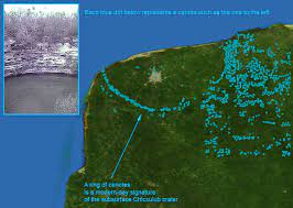 Its center is located offshore near the communities of chicxulub puerto. Chicxulub Impact Event