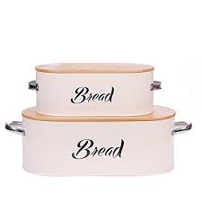 Our wide range of food storage containers are designed to store everything from ingredients for dinner to leftovers for tomorrow's lunch. X680 Metal Storage Tin Canister Bread Box Bin Kitchen Storage Containers Gift White