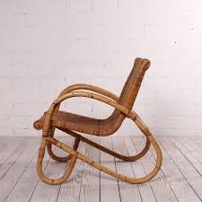 For Sale Bauhaus Style Bamboo Rattan Lounge Chair 1950s Rattan Lounge Chair Bauhaus Style Lounge Chair