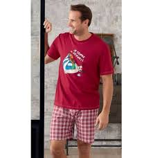 Code promo françoise saget : Pyjama Short Pour Homme Asterix Shorts Pour Homme Short Pyjama