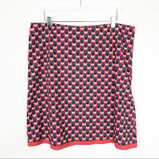 Boden Tulip Print A Line Skirt Size Uk 20 Us 16 18