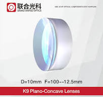 VIS-NIR de vidrio óptico K9, lente cóncava plana, diámetro de 10mm -  AliExpress