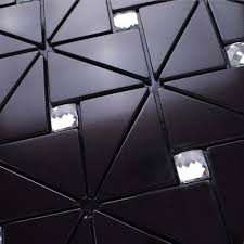 peel and stick backsplash tile black