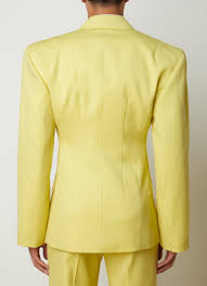 Louis Gabriel Nouchi Double-breasted colbert van scheerwol met klepzakken •  Abrikoos • de Bijenkorf