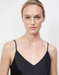 Lafayette 148 New York Silk Charmeuse Bias Tank