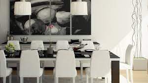 Our collection of white dining tables and black dining tables make for an artful arrangement. 20 Elegant White Dining Room Designs Home Design Lover