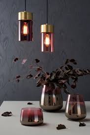 leitmotiv lax hanglamp glas 24 5 x o12 cm paars hanglamp weckpot lamp gekleurd glas