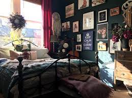A Dark Moody Vintage Filled Victorian In The Uk Eclectic Bedroom Edgy Bedroom Victorian Bedroom