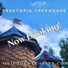 Treetopia Treehouse - OkieDokey Cabins